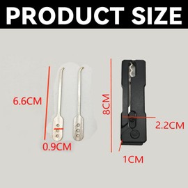 Alriedy Lock Picking Set – Faltbares Dietrich Set mit Rake Pick & Hook | Kompaktes Schlossöffnungswerkzeug für Anfänger & Profis | Gravpick Design zum Üben & als Fidget Toy (3 Set)