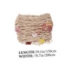 iplusmile Mediterranean Decorative Fishing Net with Shells Rustic Wall Hanging