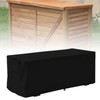Waterproof Sturdy Covers Outdoor Deck Box Protective Cover Storage Benches