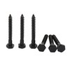 LBY 20pcs Lag Screws, 1/4" x 2" Hex Head Lag