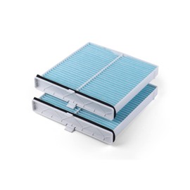 Forccord - Paquete de 2 filtros de aire de cabina HEPA para Mazda CX-3 (16-21); Yaris (19-20); Yaris iA (17-18); Scion iA 2016 Filtro de cabina de carbón activado de repuesto D09W-61-J6X XC10493