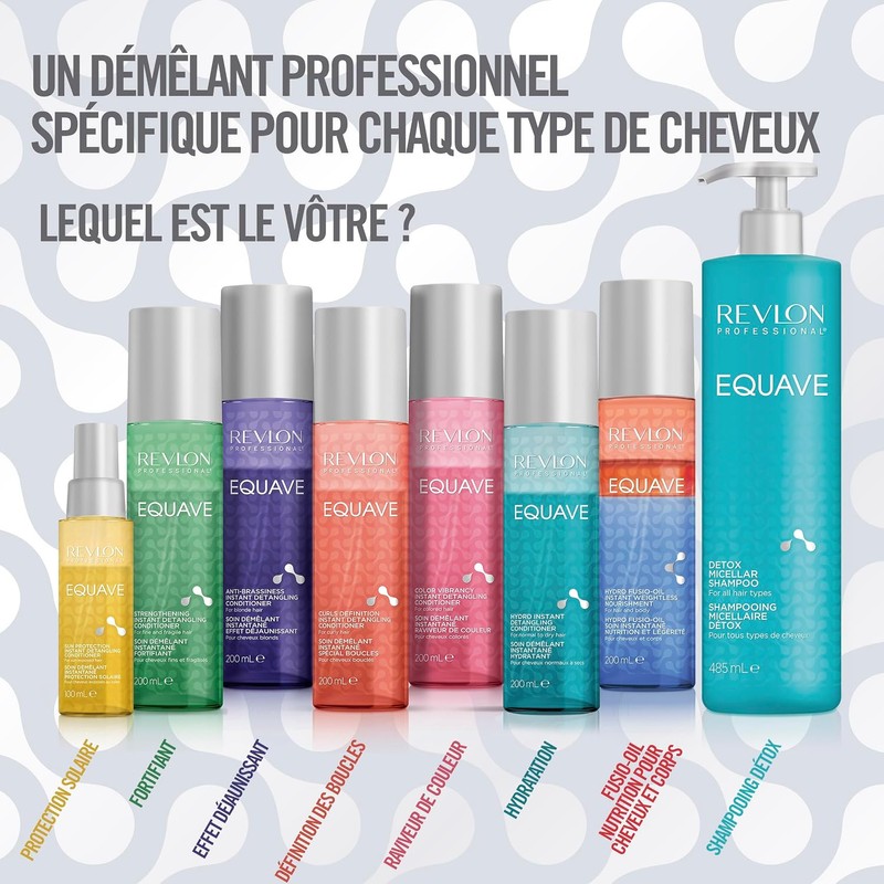 REVLON PROFESSIONAL EQUAVE Shampoo Micelar Detox para todo tipo de