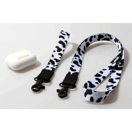 Key Lanyard Wrist Keychain Wrist Keychains for Women, Hand Wrist Lanyard Keychain, Cow Pattern