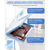 Clearview Clipboard with 2 Storage, Dry Erase 8.5x11 Heavy Duty