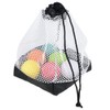 Broco Golf Ball Bag,Nylon Mesh Drawstring Pouch 36 Balls Holder