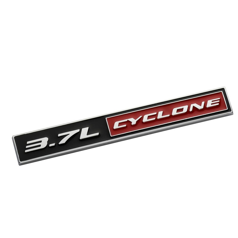 2pcs 3.7L Cyclone Emblems 3D Badge Replacement for 2011-2020 Mustang