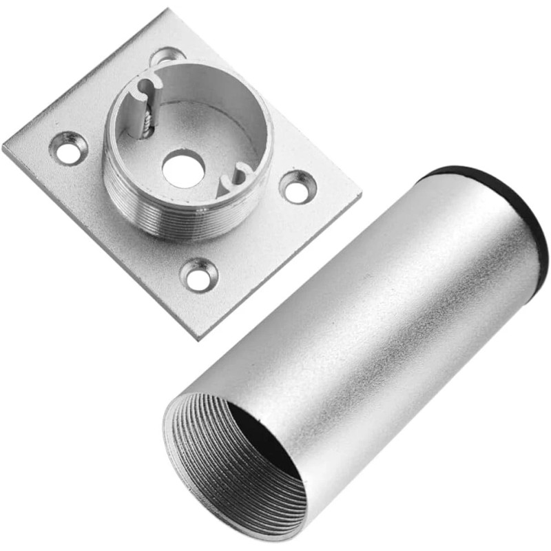 TOVOT Heavy Duty Silver Furniture Legs Adjustable Aluminum Alloy Cabinet