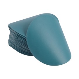 HEROFFIX 50 Pcs Car Wood Sanding Discs Smoothing Hook & Loop Sandpaper for Woodworking, Automotive Refinishing 5.91" 600 Grit Blue Zirconia Alumina