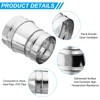 PATIKIL 6 Inch to 5 Inch Round Duct Reducer Increaser