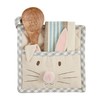 Mud Pie Bunny Pot Holder Set, Square; 8" x 8"