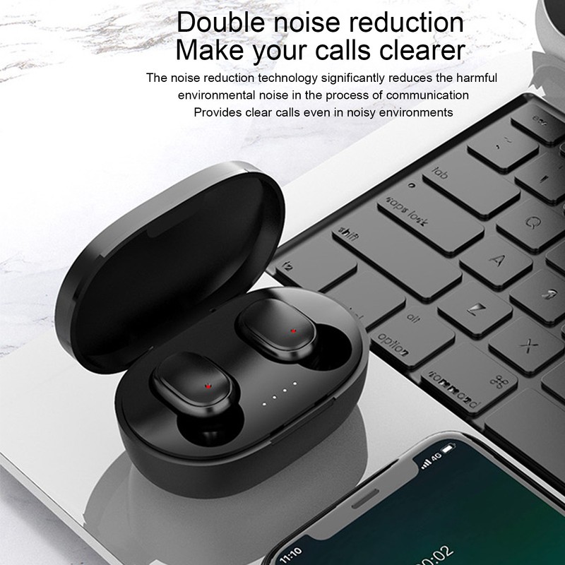 A6S True Wireless Bluetooth Headset Sports Noise Cancelling Earphone for