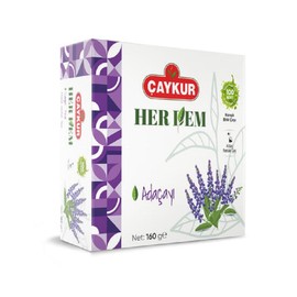 CAYKUR HerDem Herbal Tea Sage and Green Tea Mixed - 100 Tea Bags - 160g