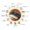 Ed Hicks 2pcs Premium Microfiber Pouch Case Bag Microfiber Glasses