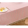 Plenmor Linen Tablecloth Cotton, Linen Look Tablecloth Washable Table Cloth