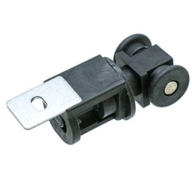 LIXIL Parts, Door and Sliding Door Parts, Door in Bathroom: Hanging Car (For Bathroom) Black [DAJZ002] [DAJZ002]