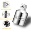 7 Piece Socket Adapter and Universal Joint Set 6.3 mm