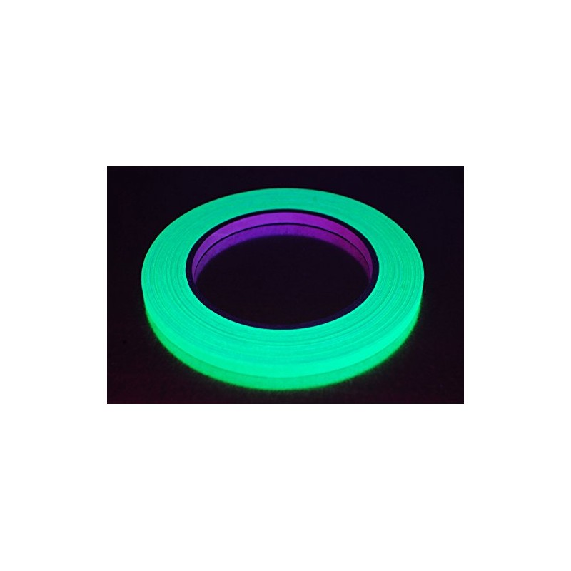 Quarter Inch x 25 Yards UV Blacklight Reactive Fluorescen​t Gaffer