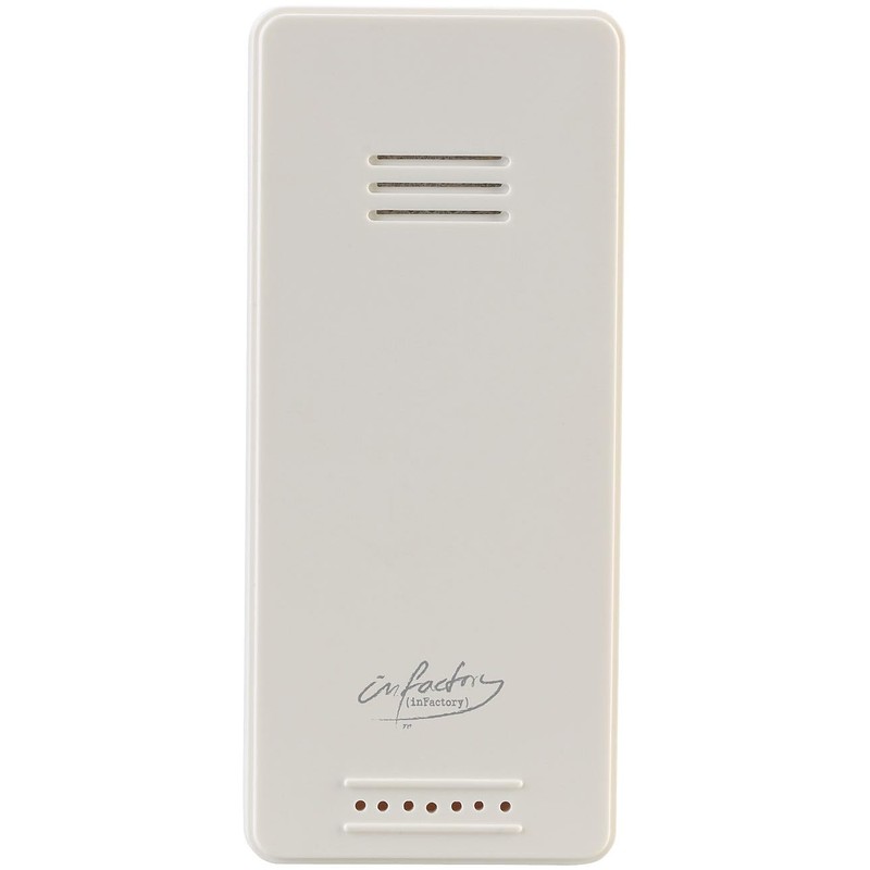 infactory Digital Barometer: Set of 2 Weather Station with Outdoor