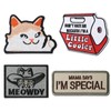 GTOTd Funny Meme Patch Velcro (4 Pieces) Velcro Patches Funny