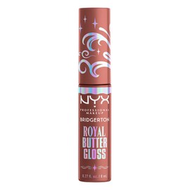 Nyx Professional Makeup, Bridgerton brillo labial, Tono: Praline (café). Brillo labial. Fórmula vegana.