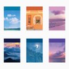 CARPEDIEM Flake Seals, Sky Sunset, Starry Sky, Scenery Collage, Material,