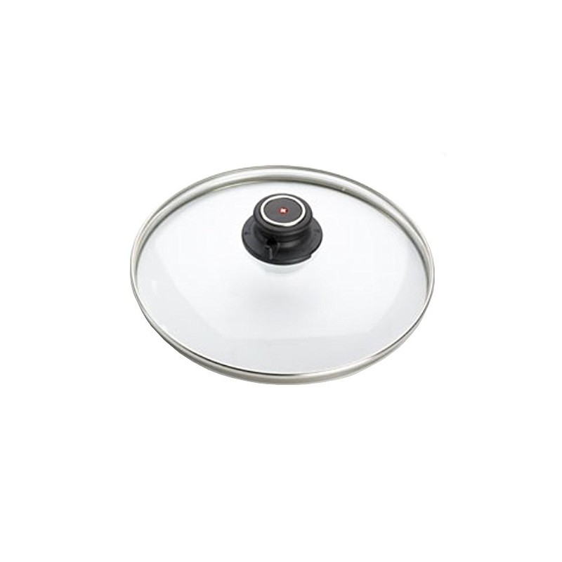 Swiss Diamond Heat-Tempered Glass Lid 6.3", Dishwasher Safe and Oven