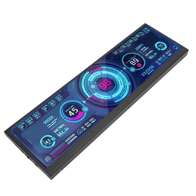 12.6 Inch Secondary Screen FHD IPS Second Screen Stretched Bar