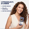 Clairol polvo ocultante temporal para retoques de raíces, Marrón medio,