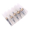 ZONADAH 5pcs Titanium Coated Drill Bit Set 16mm 18.5mm 20mm