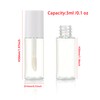 COSIDEA 50pcs 3ml mini lip gloss tubes Bulk Sample size