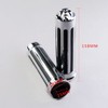 1 inch / 25mm Skull Chrome Rubber Hand Grip Motorcycle