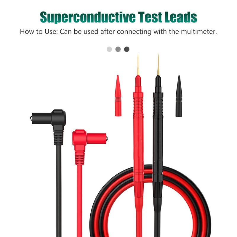 Multimeter Pin Leads Probes Electronic Test Set Replaceable Accurate Superconducting