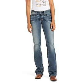Ariat Women's R.E.A.L. Riding Midrise Bootcut Jean - Blue -