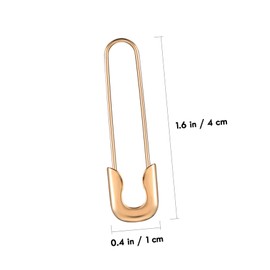 TOVINANNA 2 Pairs Safety Pin Earrings for Women of Unique Studs Silver Gold Hypoallergenic Cartilage Ear Accessories for Fashionable Daily Wear Parties