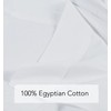 Flat Sheet Only Queen Size, 400 TC 100% Egyptian Cotton