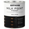 Rust-Oleum 331052-2PK Milk Paint Finish, Quart, Eclipse, 2 Pack