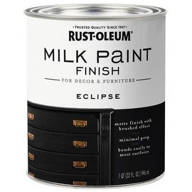 Rust-Oleum 331052-2PK Milk Paint Finish, Quart, Eclipse, 2 Pack