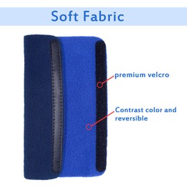 NATAKU 4 Pack Mask Strap Covers, Face Cushion Cover for Strap Headgear, Universal and Reusable Comfort Pads, C P A Accessories & Supplies Soft-Fleece Mask Cover for Reducing Red Marks