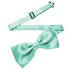 MASADA Men's Bow Tie, Shiny and Infinitely Adjustable, Handmade with