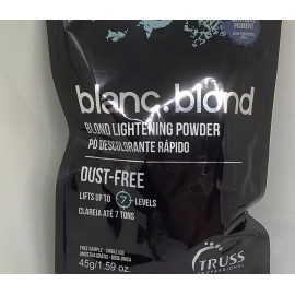 Truss  Blanc  Blond Lightening Powder  LIFTS UP TO 7 LEVELS 1.59 oz 45g PACKETTE