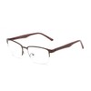 The Astute Metal Unisex Readers Rectangle Bifocal Reading Glasses Men