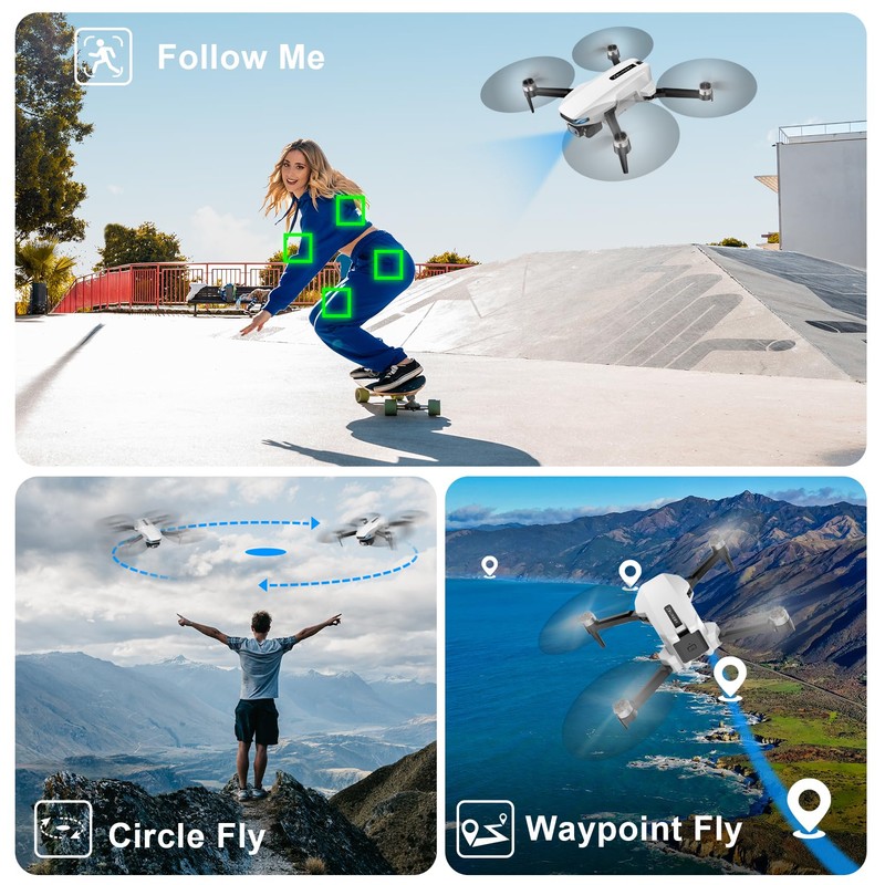 GPS Drone with Camera for Adults, 2K HD FPV Drones