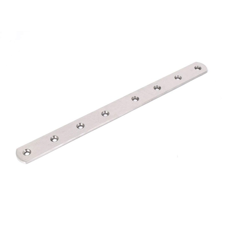 Sourcingmap 300mmx25mmx4mm Flat Metal Repair Mending Fixing Plate Brackets Support