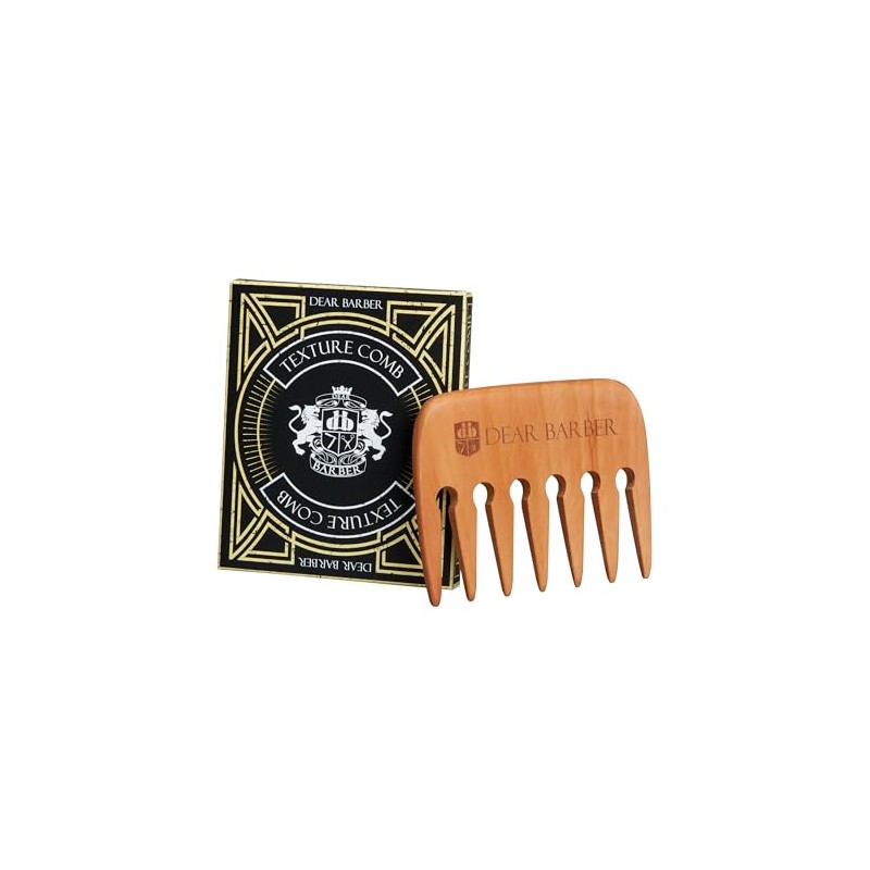 Dear Barber Texture Comb, Professional Hair Styling Comb for Precision