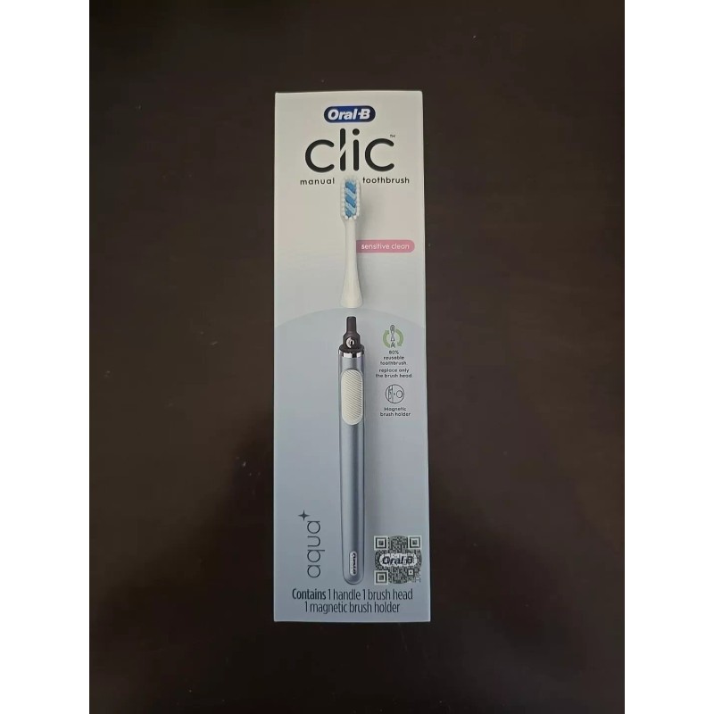 Oral-B Oral B Clic, Manual Toothbrush, Aqua, Sensitive Clean, *Imperfect