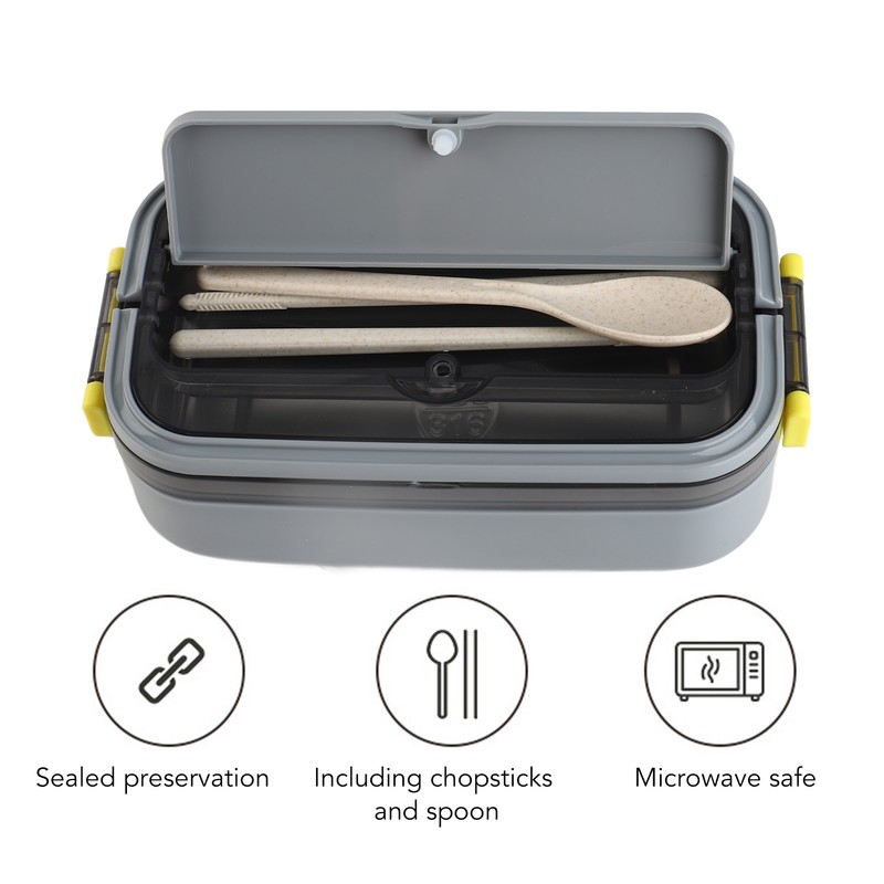 Lunch Box 316 Stainless Steel 700ml Capacity Leakproof Microwave Safe