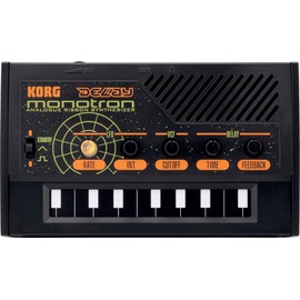 KORG MONOTRON-DL Analog Synthesizer Monotron Delay Palm Size / Simple Layout For Beginners With Built In Speaker / Headphones / Compact Size For Anywhere
