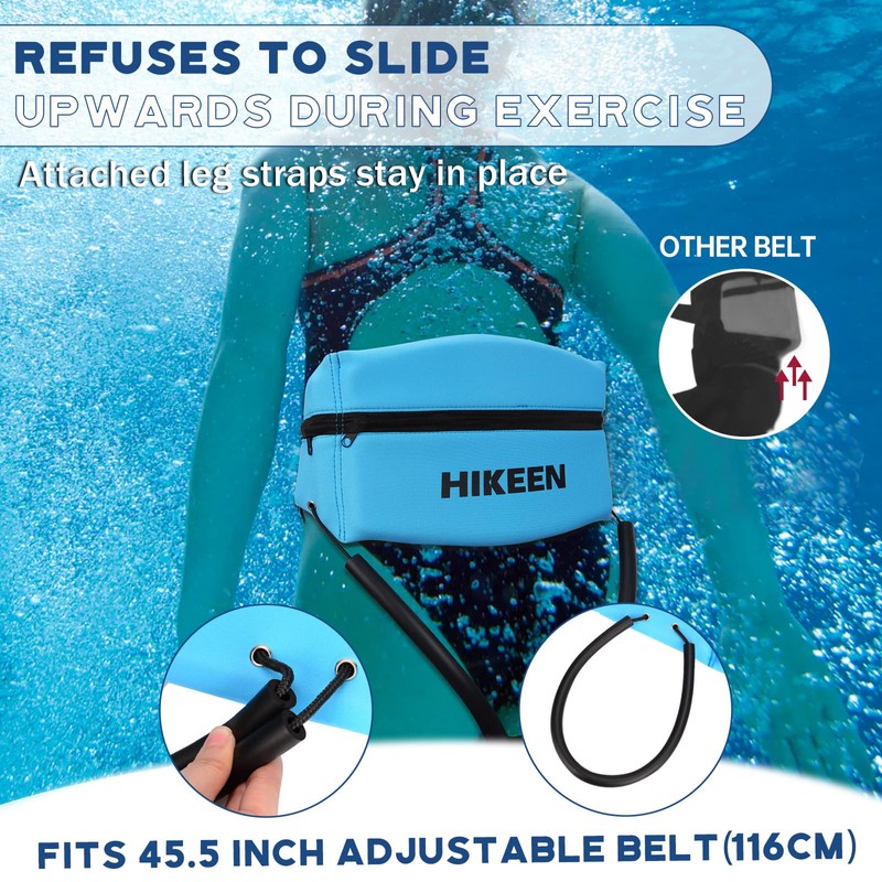 Hikeen 6-Piece Water Aerobics Pool Exercise Equipment, Aqua Aerobics Equipment