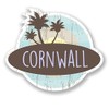 2 x 10cm Cornwall Cornish Vinyl Sticker Decal Laptop Car