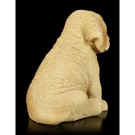 Dog Baby Figurine Golden Retriever Puppy | Animal Figurine, Hand Painted